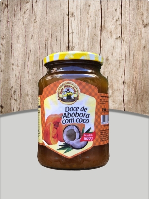 Doce de abóbora com coco 600g