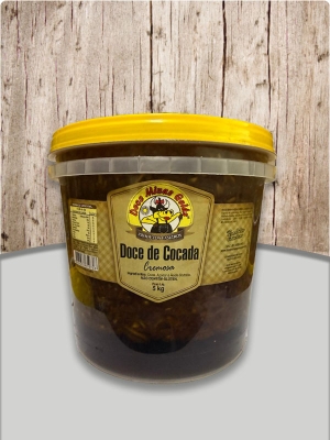 Doce Cocada Cremosa Preta Balde 5Kg